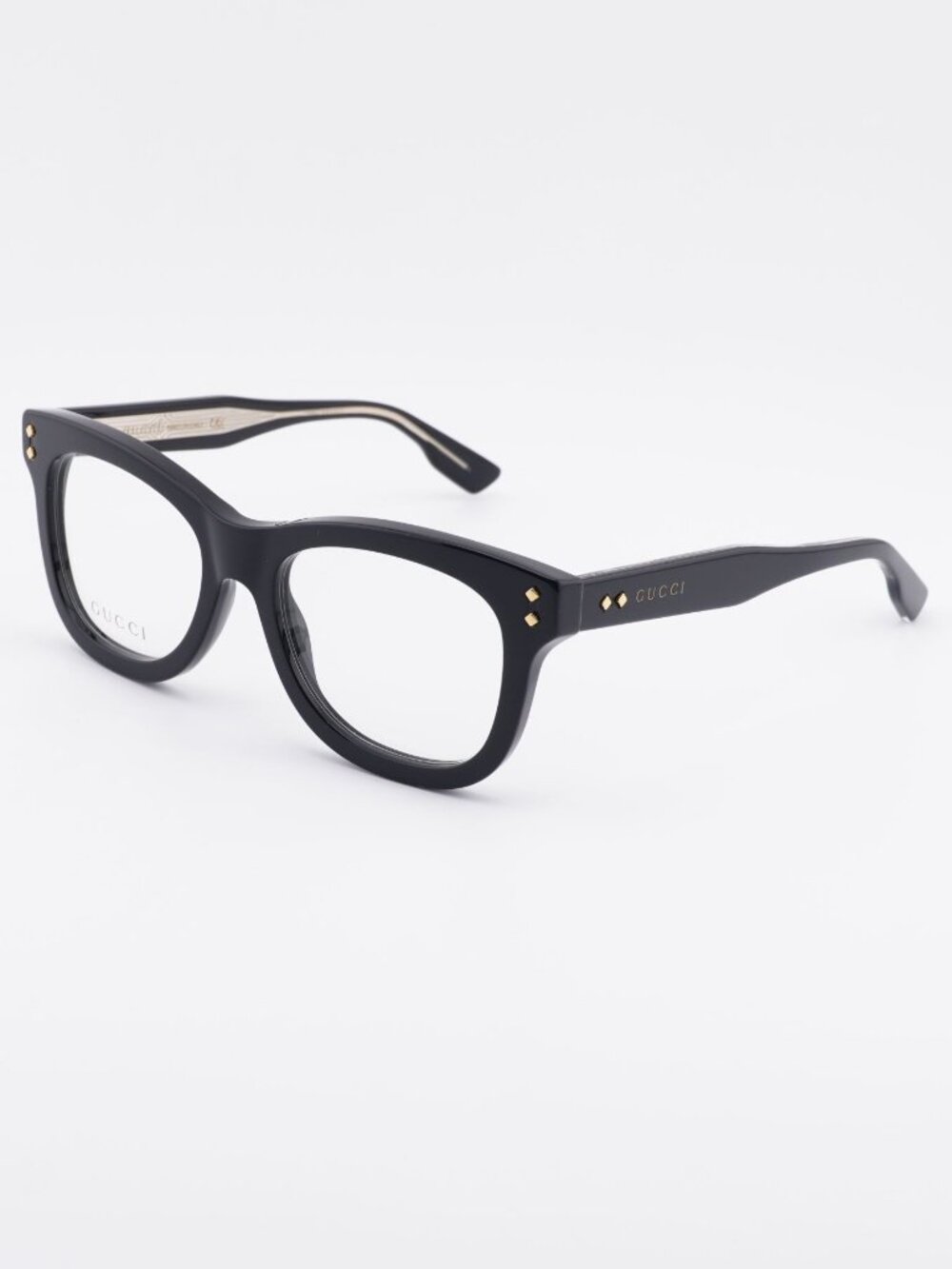 Gucci GG1086O 005 Eyeglasses Black 53mm Square Frame